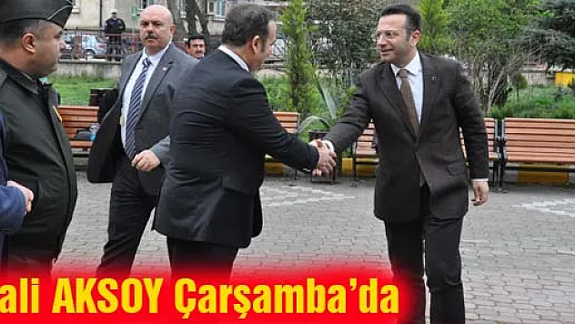 Vali Hüseyin Aksoy Çarşamba'da