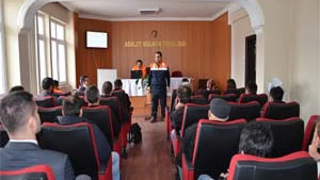 Hükümlülere 'Afet' Eğitimi