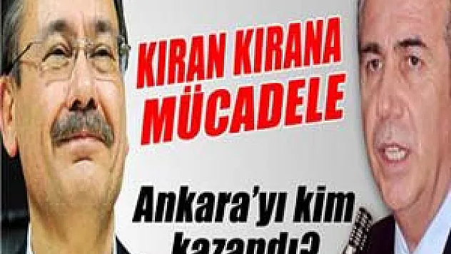 Melih Gökçek galibiyetini ilan etti