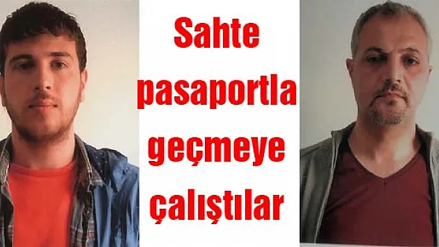 SAHTE PASAPORTLU SURİYELİLER HAVAALANINDA YAKALANDILAR....