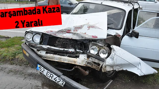 Çarşambada kaza: 2 yaralı