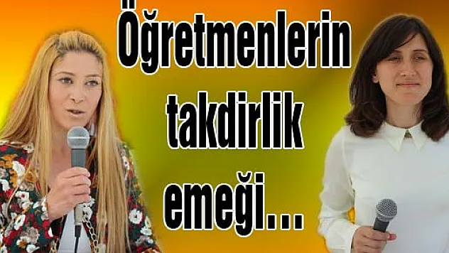 Öğretmenlerin takdirlik emeği…