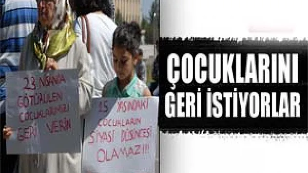 Ailelerden PKK'ya tepki