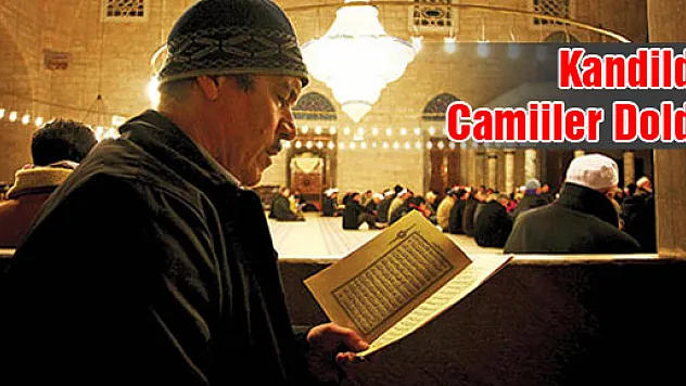 Miraç Kandili'nde camiler doldu taştı