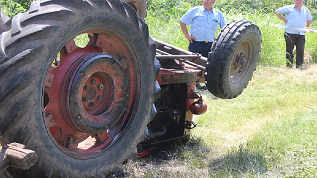 TRAKTÖR KAZASI:1 ÖLÜ...