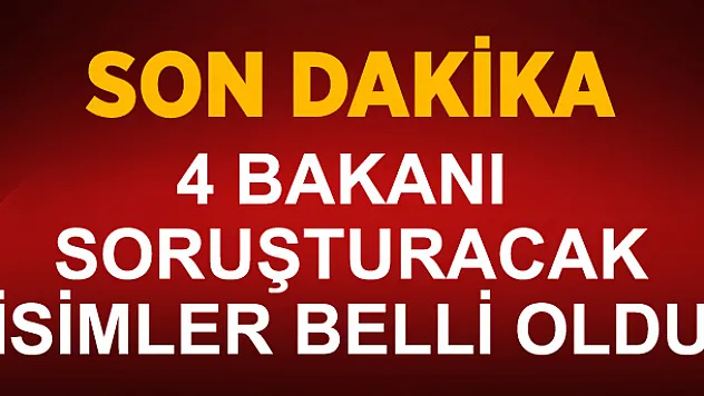 64 Gün Sonra Soruşturma Komisyonu Üyeleri Belirlendi