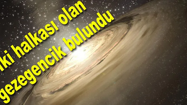 İki halkası olan gezegencik bulundu