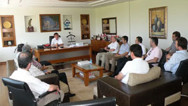  MMO SAMSUN ŞUBESİ KENAN ŞARA'YI ZİYARET ETTİ