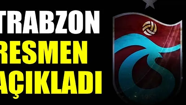 Trabzonspor Vahid Halilhodzic'i KAP'a bildirdi
