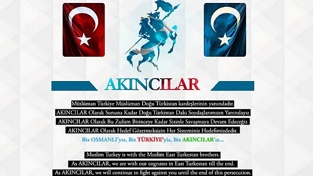 Akıncılar'dan Çin'e siber saldırı