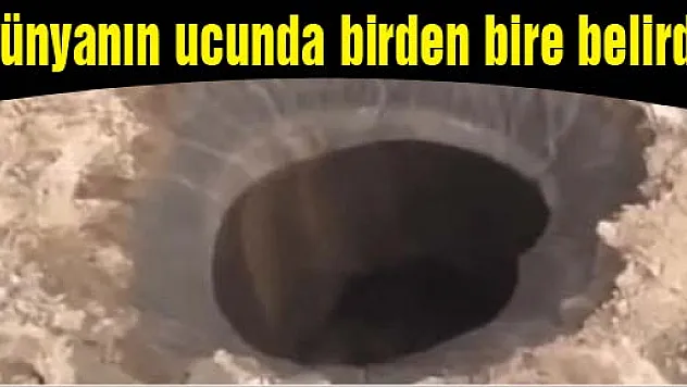 Dünyanın ucunda birden bire belirdi!
