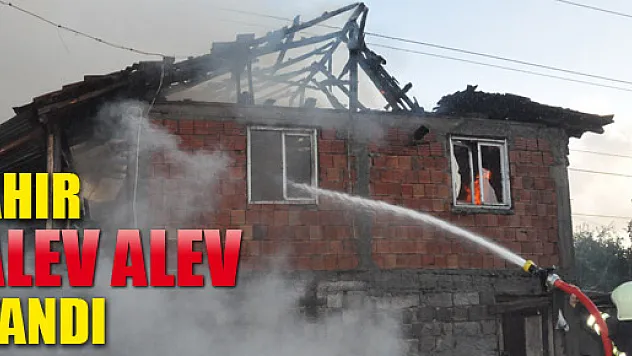 ÇARŞAMBA'DA AHIR YANGINI....