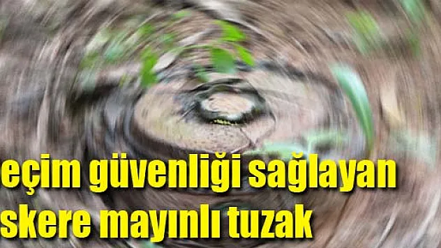 Seçim güvenliği sağlayan askere mayınlı tuzak