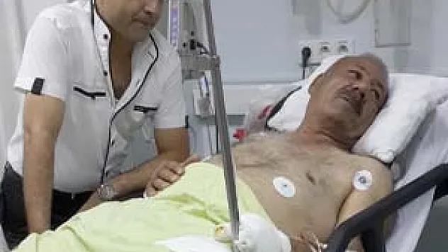 ELEKTRİK AKIMINA KAPILAN ESNAFIN İMDADINA AMBULANS HELİKOPTER YETİŞTİ