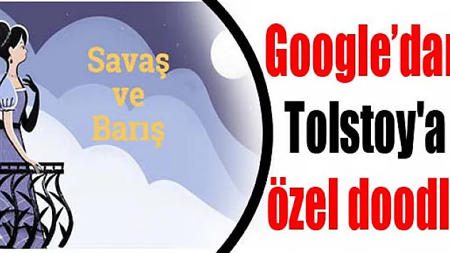 Google'dan Tolstoy'a özel doodle