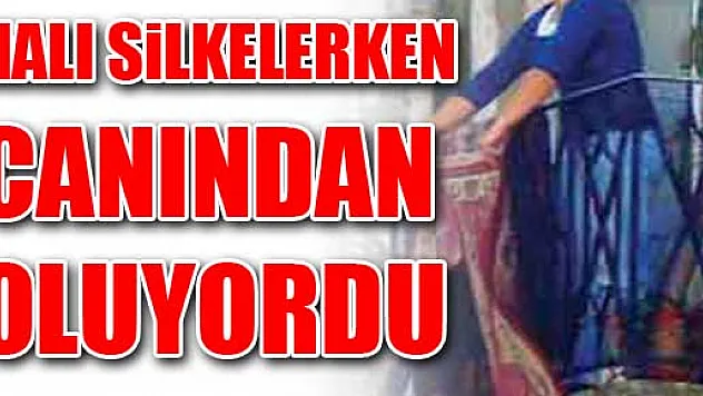 HALI SİLKELERKEN DÜŞTÜLER