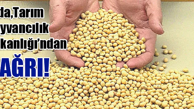 Gıda,Tarım Hayvancılık Bakanlığı'ndan Çağrı