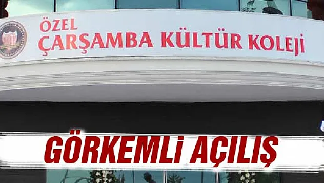 Çarşamba Kültür Koleji'nden Muhteşem açılış
