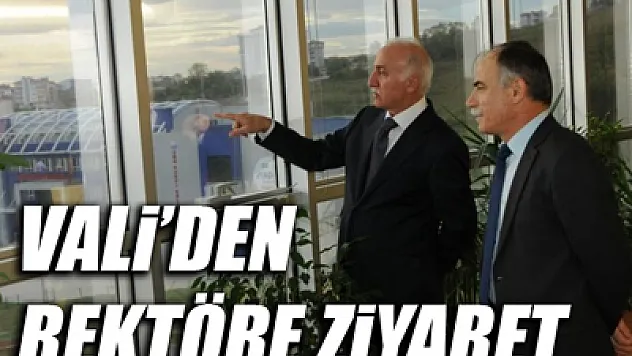 VALİDEN REKTÖRE ZİYARET
