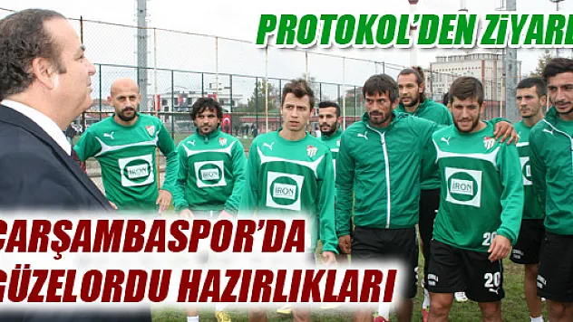 Çarşambaspor'da Güzelorduspor Hazırlıkları Sürüyor