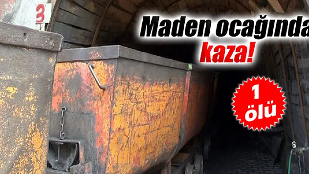 Özel maden ocağında kaza: 1 ölü