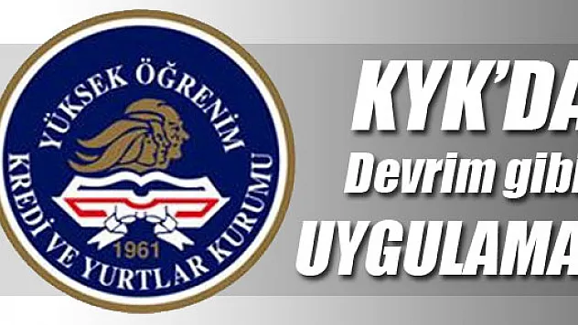 KYK müracaatlarında devrim gibi uygulama!