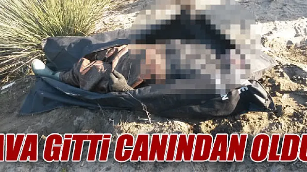 AVLANMAYA GİTTİ, CANINDAN OLDU