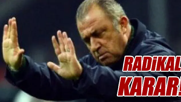 Terim'den radikal karar!