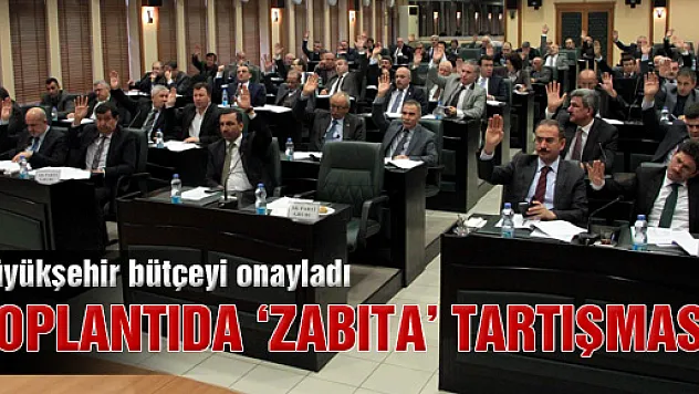 Büyükşehir bütçeyi onayladı