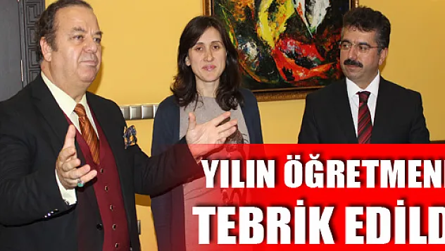 YILIN ÖĞRETMENİ TEBRİK EDİLDİ