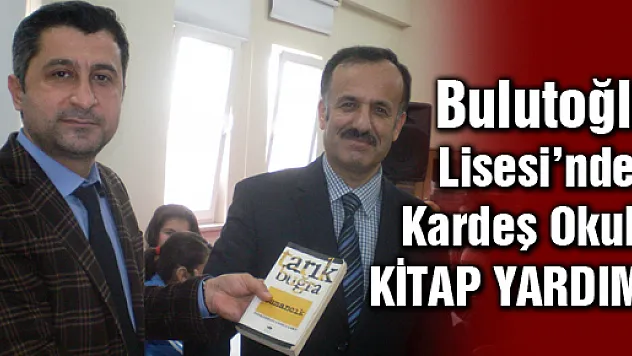 Bulutoğlu Lisesi'nden Kardeş Okula KİTAP YARDIMI