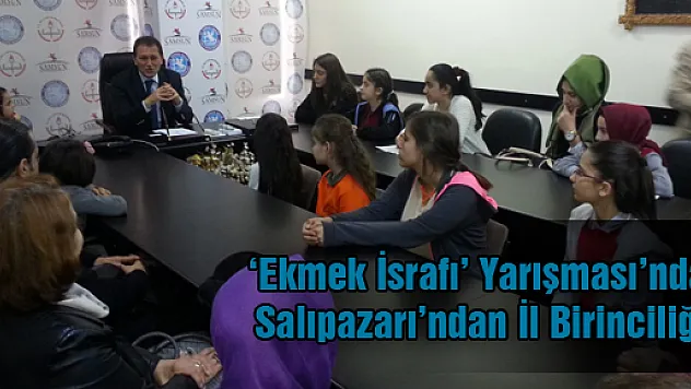  'Ekmek İsrafı' Yarışması'nda İl Birinciliği