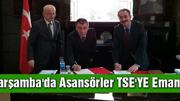 Çarşamba'da Asansörler TSE'YE Emanet