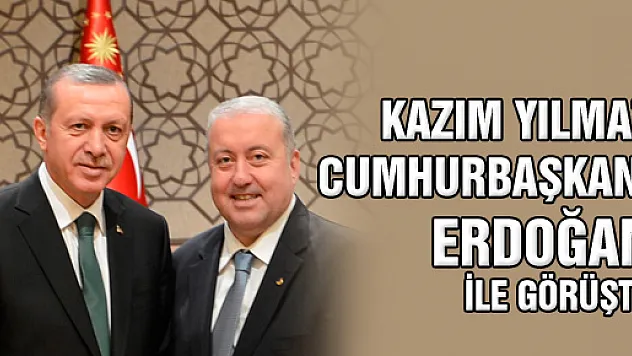 'Yılmaz Erdoğan'a hayırlı olsun dileklerini sundu'