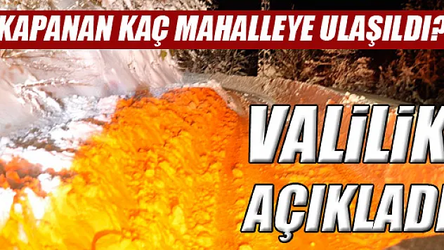 Samsun'da 323 Mahalleye Ulaşıldı