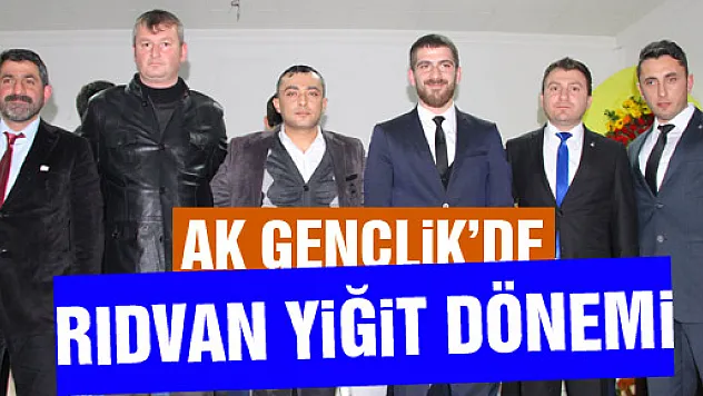 AK Parti Gençlik Kolları'nda Rıdvan Yiğit dönemi