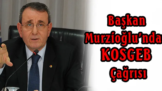 Başkan Murzioğlu'ndan KOSGEB Çağrısı