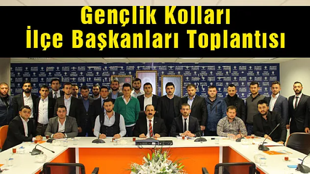 Gençlik Kolları İlçe Başkanları Toplantısı