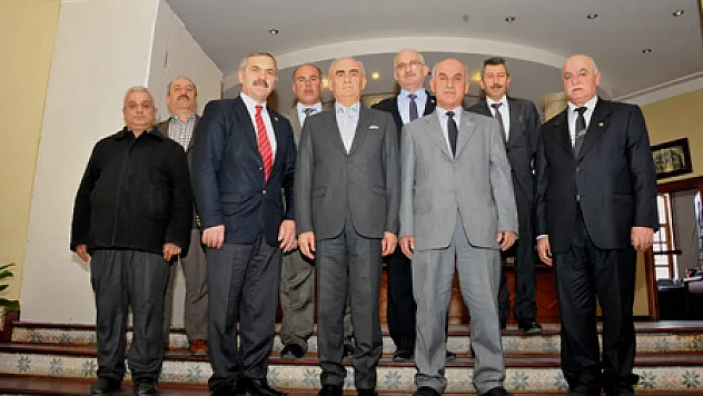 Samkon Yönetimi Başkan Yılmaz'ı Ziyaret Etti