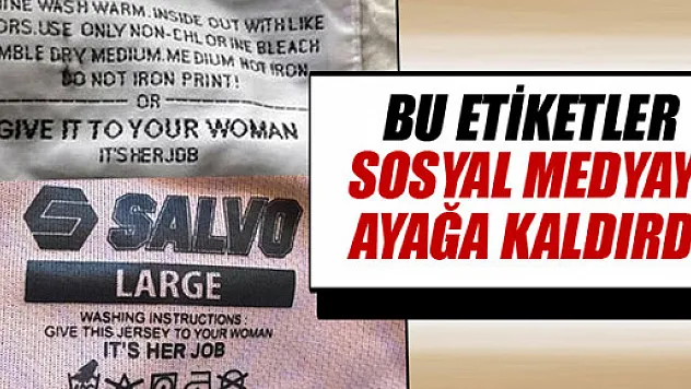Bu etiket sosyal medyayı ayağa kaldırdı