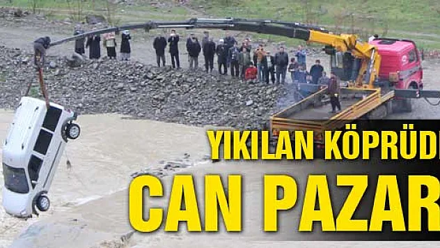 Sağanak Yağış Mahsur Bıraktı