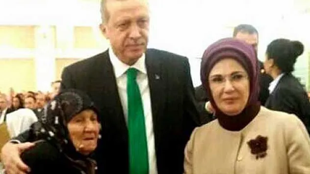 Cumhurbaşkanı Erdoğan, Balıkesir'in en yaşlı kadını ile hatıra fotoğrafı çektirdi