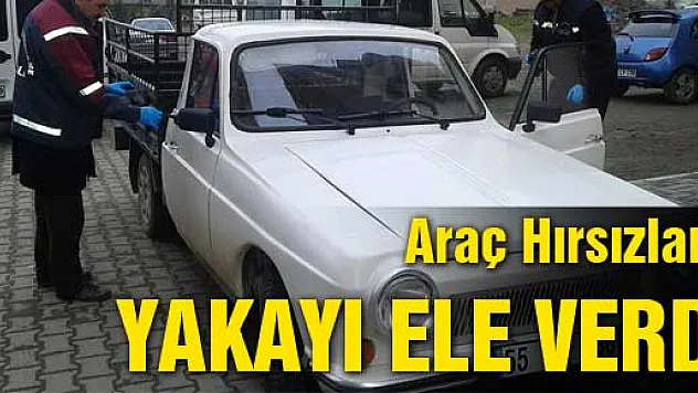 Araç Hırsızları Yakayı Ele Verdi 