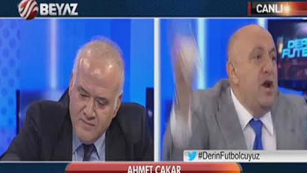 Sinan Engin canlı yayında bardak fırlattı