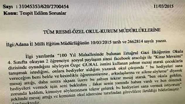 Okullarda sapık alarmı