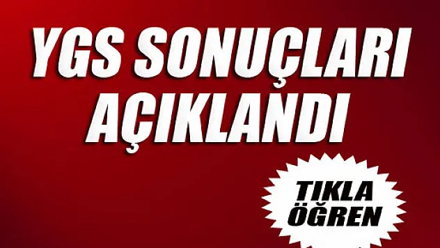 YGS sonuçlarını öğrenmek için tıklayınız. 2015 YGS sonuçları
