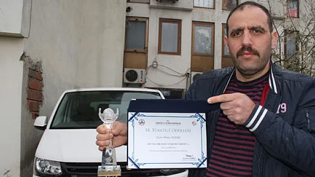 Otomotiv devi ile savaştı, yılın bilinçli tüketicisi oldu