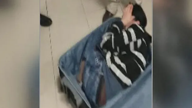 Valizin içinde Türkiye'ye girerken yakalandı