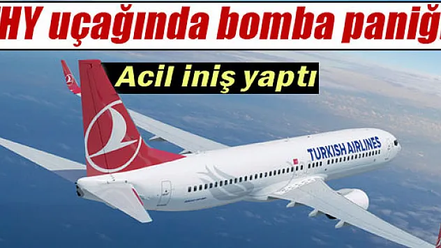 THY uçağında bomba paniği!