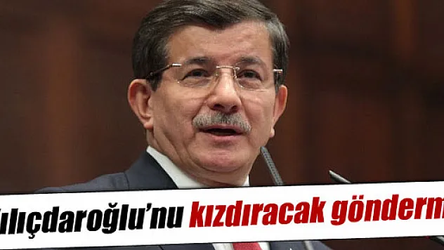 Davutoğlu'ndan, Kılıçdaroğlu'nu kızdıracak gönderme